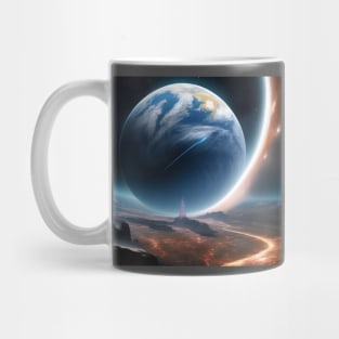 sci-fi space design Mug